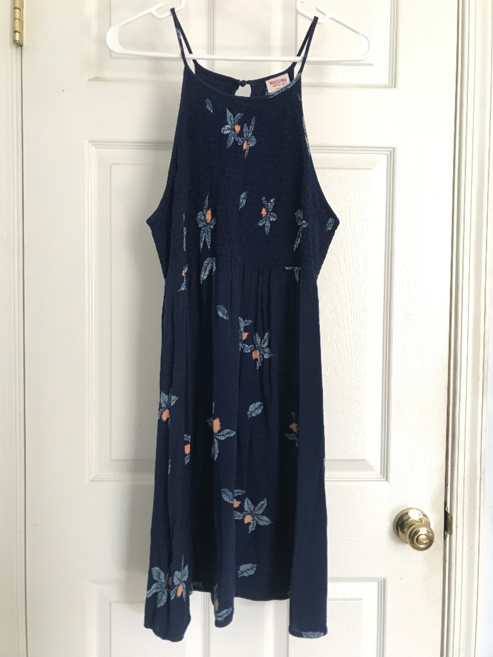 Mossimo Supply navy floral summer mini dress